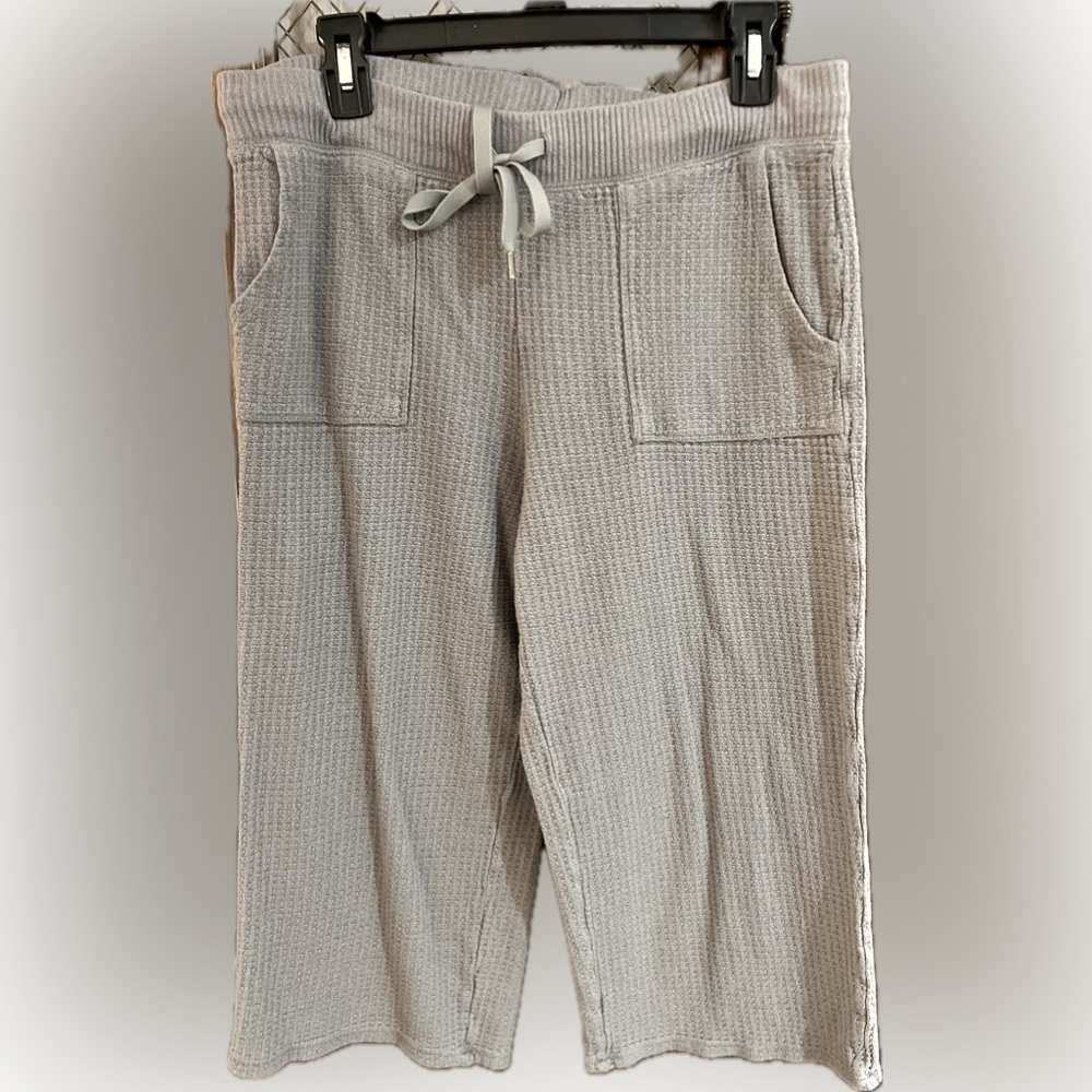 J. Crew Gray Waffle Pajama Pants – Size Medium